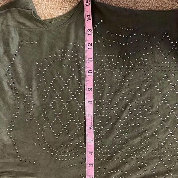 Windsor Jeweled Short Forest Green Dress Medium *read description* - Picture 6 of 8